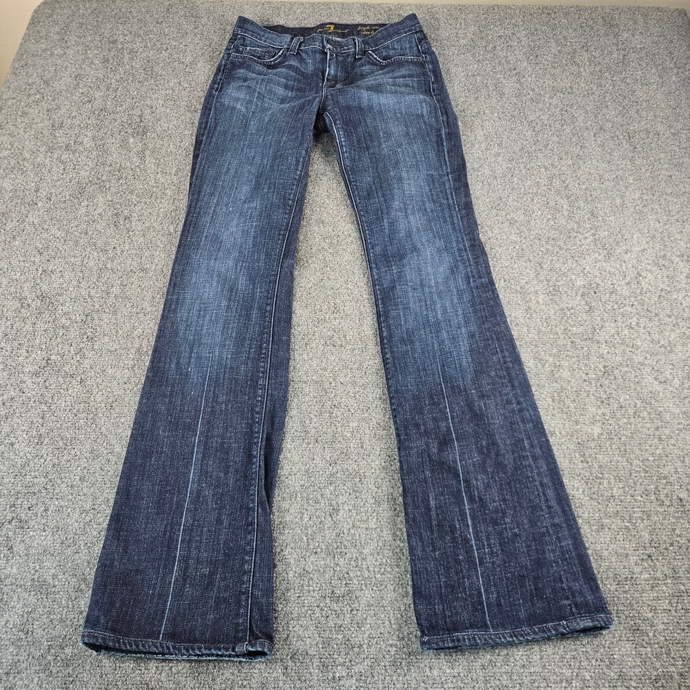 Classic Women's Dark Blue Bootcut Jeans